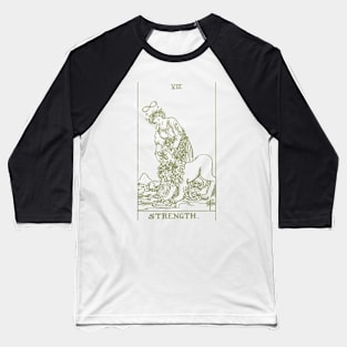 Golden Tarot - Strength Baseball T-Shirt